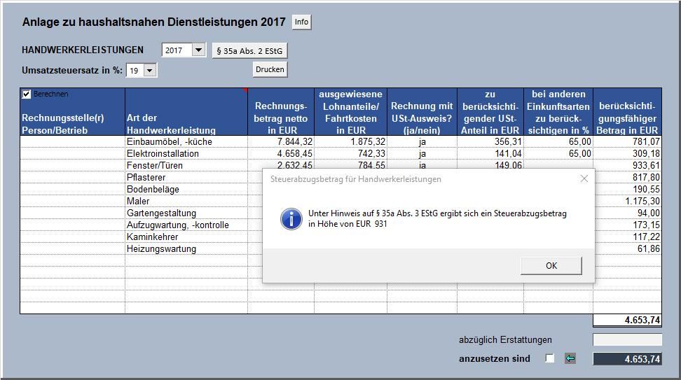 35a EStG - Steuerermäßigung bei Aufwendungen für die ...